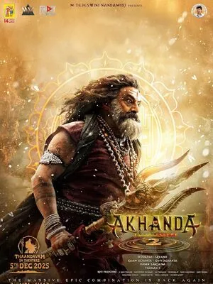 Akhanda 2 2025 Hindi Dual Audio HD Poster Download - filmyfly