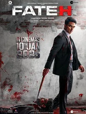 Fateh (2025) Hindi – – HD Poster Download - filmyfly