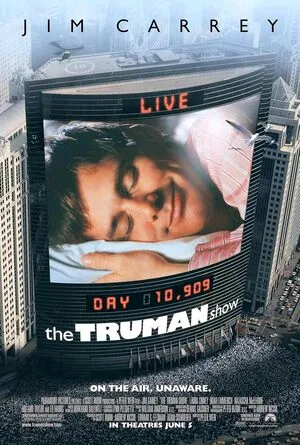The Truman Show 1998 Hindi Dual Audio HD Poster Download - filmyfly