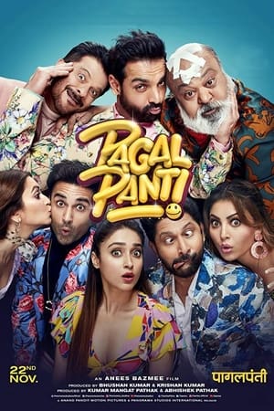 Pagalpanti (2019) Hindi Movie - [400MB] HD Poster Download - filmyfly
